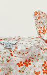 Floral Bardot Smocked Crop Top