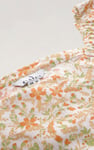 Floral Bardot Smocked Crop Top