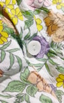 Printed Flute Sleeve Blouse
