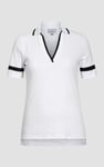 Cornelia stripe  Short Sleeve Polo Shirt