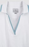 Cornelia stripe  Short Sleeve Polo Shirt