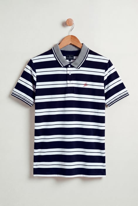 Stripe Polo Shirt