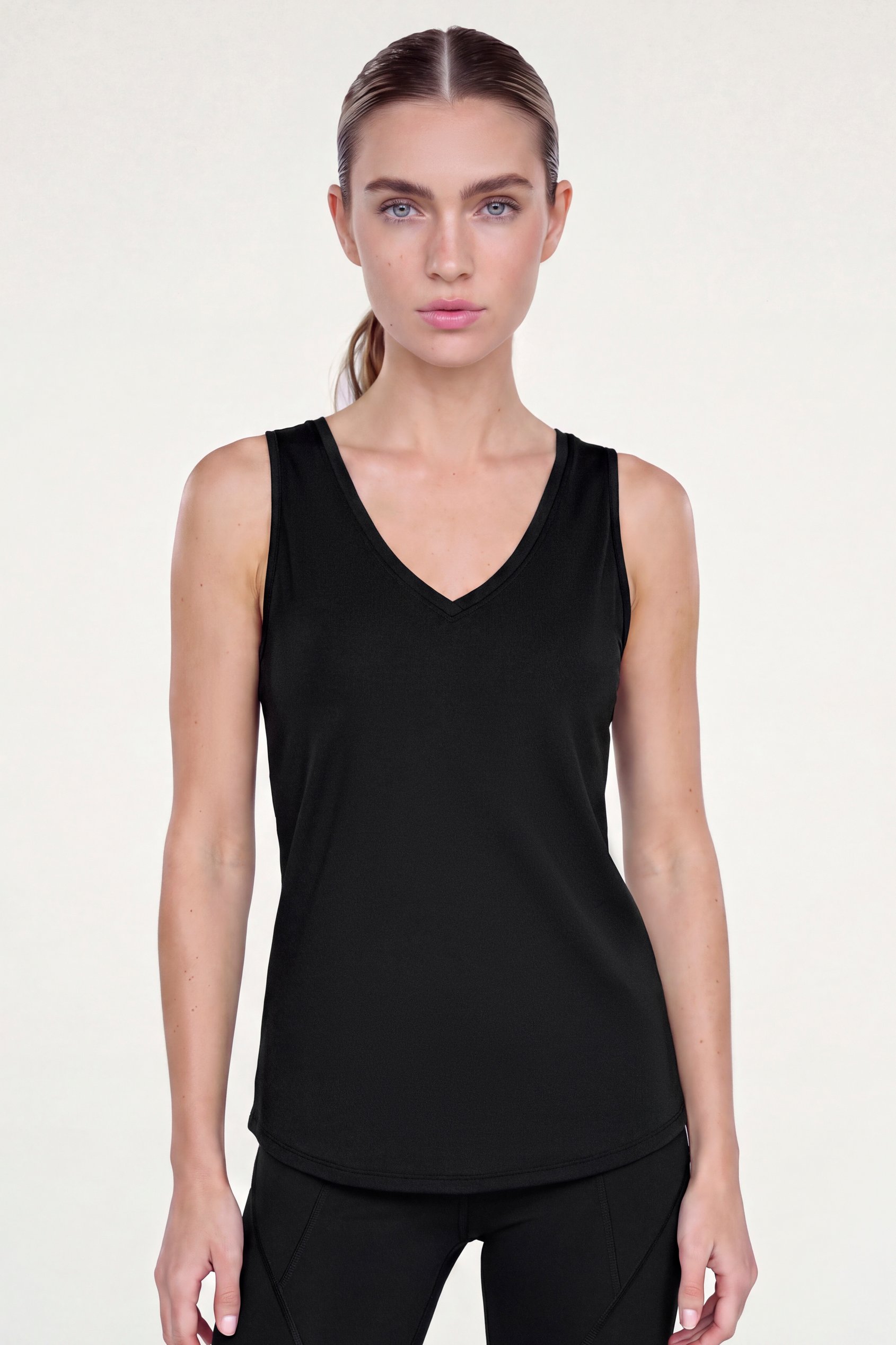 Quick Dry Moisture-Wicking V-Neck Active Vest