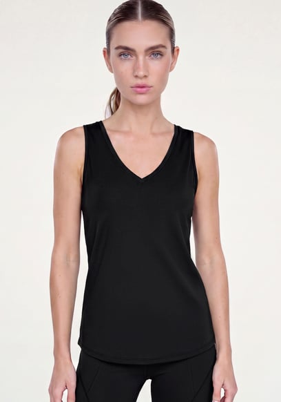 Quick Dry Moisture-Wicking V-Neck Active Vest