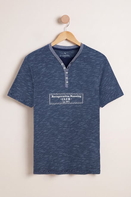 Half Placket Y/D T-Shirt