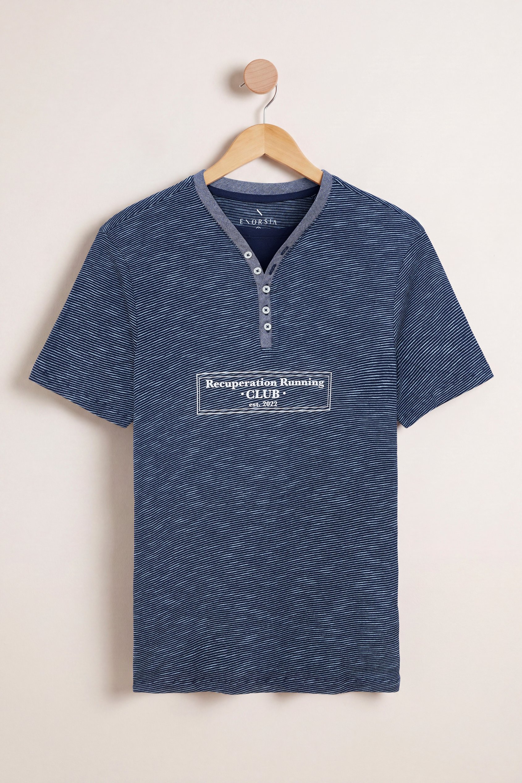 Half Placket Y/D T-Shirt