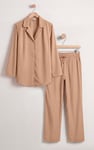 Woven Viscose Blend Pyjama Set