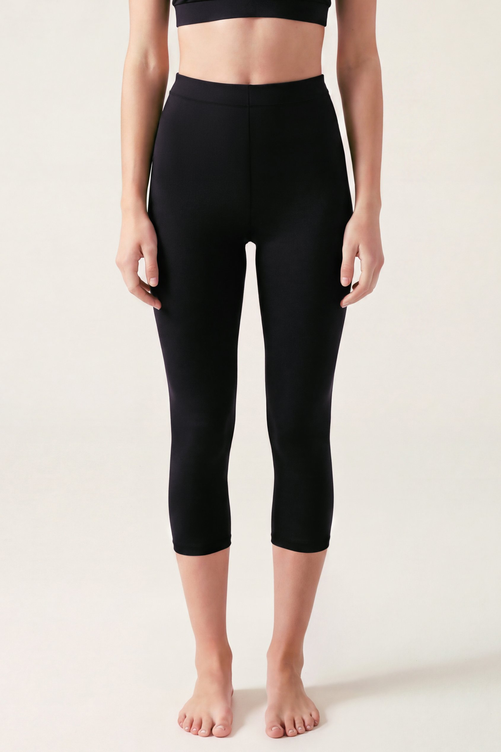 High-Waisted 3/4 Length Everyday Leggings