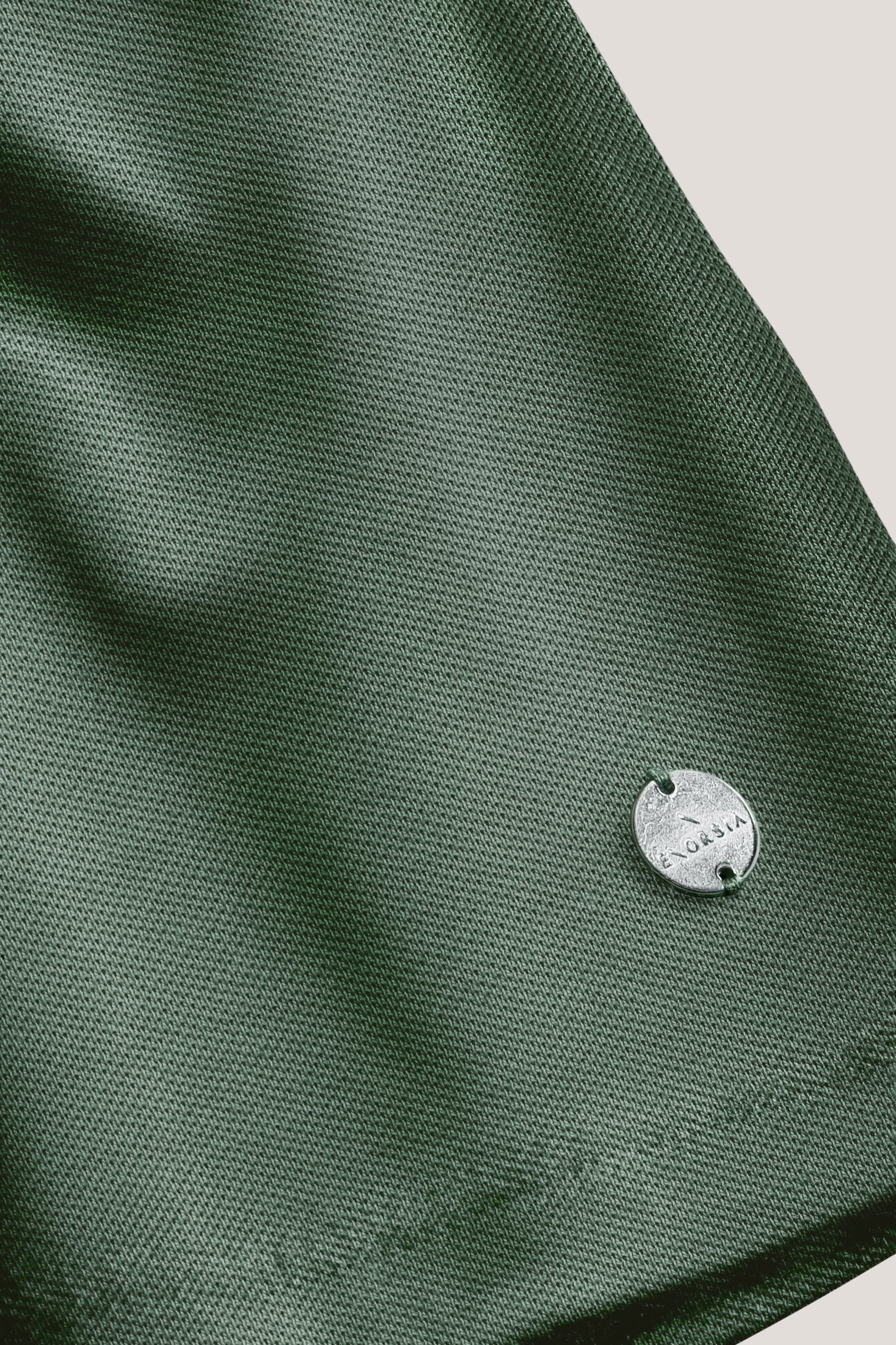 Regular Fit Tipped Quarter Zip Polo Shirt