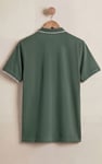 Regular Fit Tipped Quarter Zip Polo Shirt