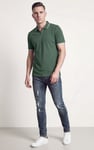 Regular Fit Tipped Quarter Zip Polo Shirt