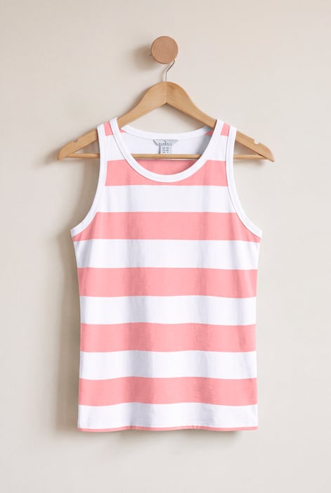 Stripe Cotton Vest Top