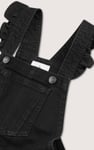 Girls Denim Ruffle Sleeve Short Dungarees(2/3yrs-8/9yrs)