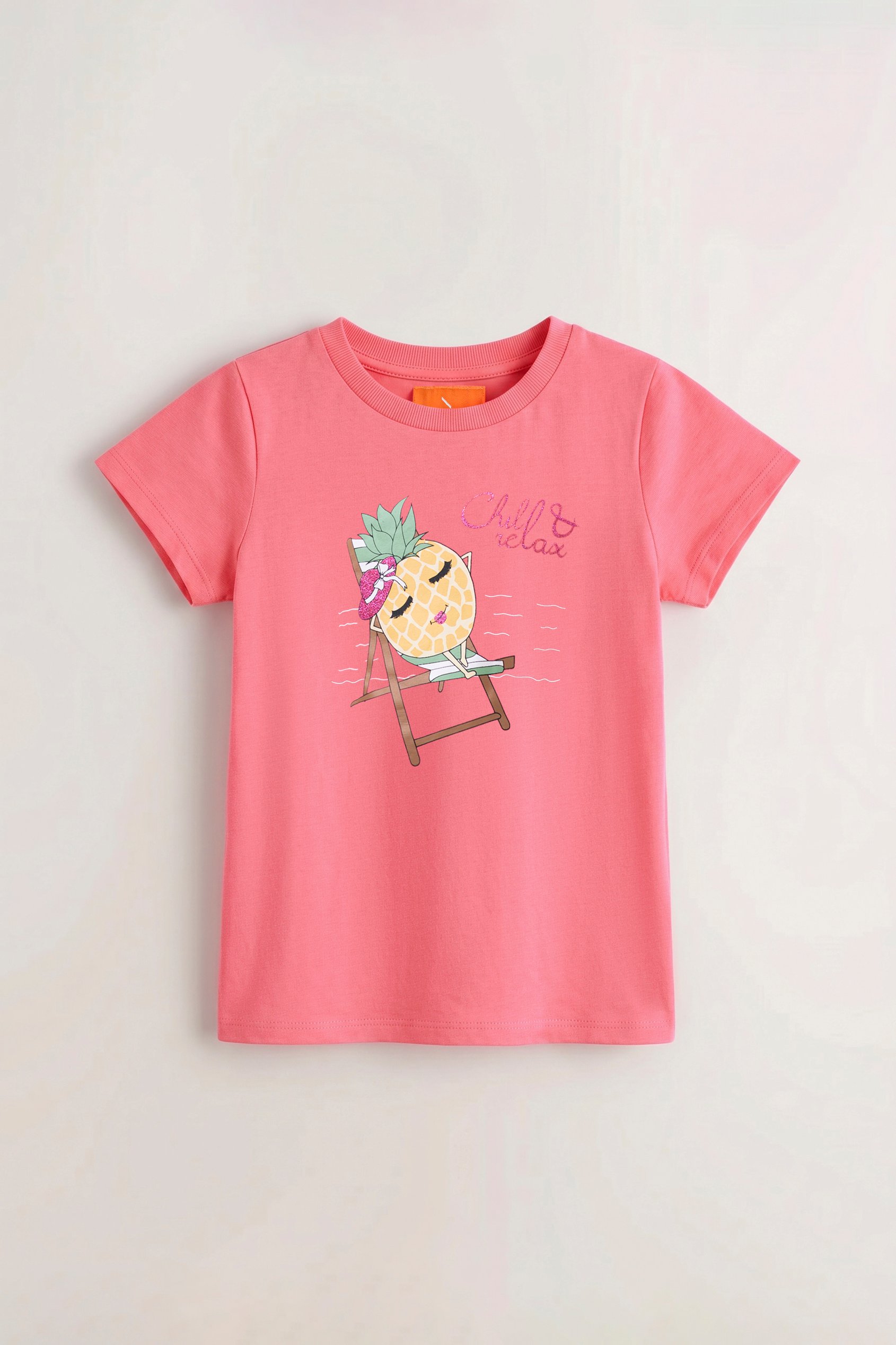 Girls Printed T-Shirt & Cropped Legging Set