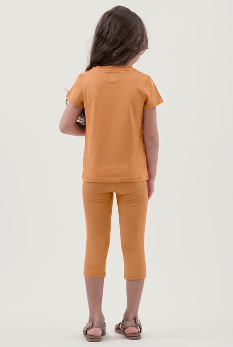 Girls Printed T-Shirt & Cropped Legging Set