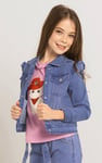 Girls Frill Shoulder Denim Jacket (2/3yrs-8/9yrs)