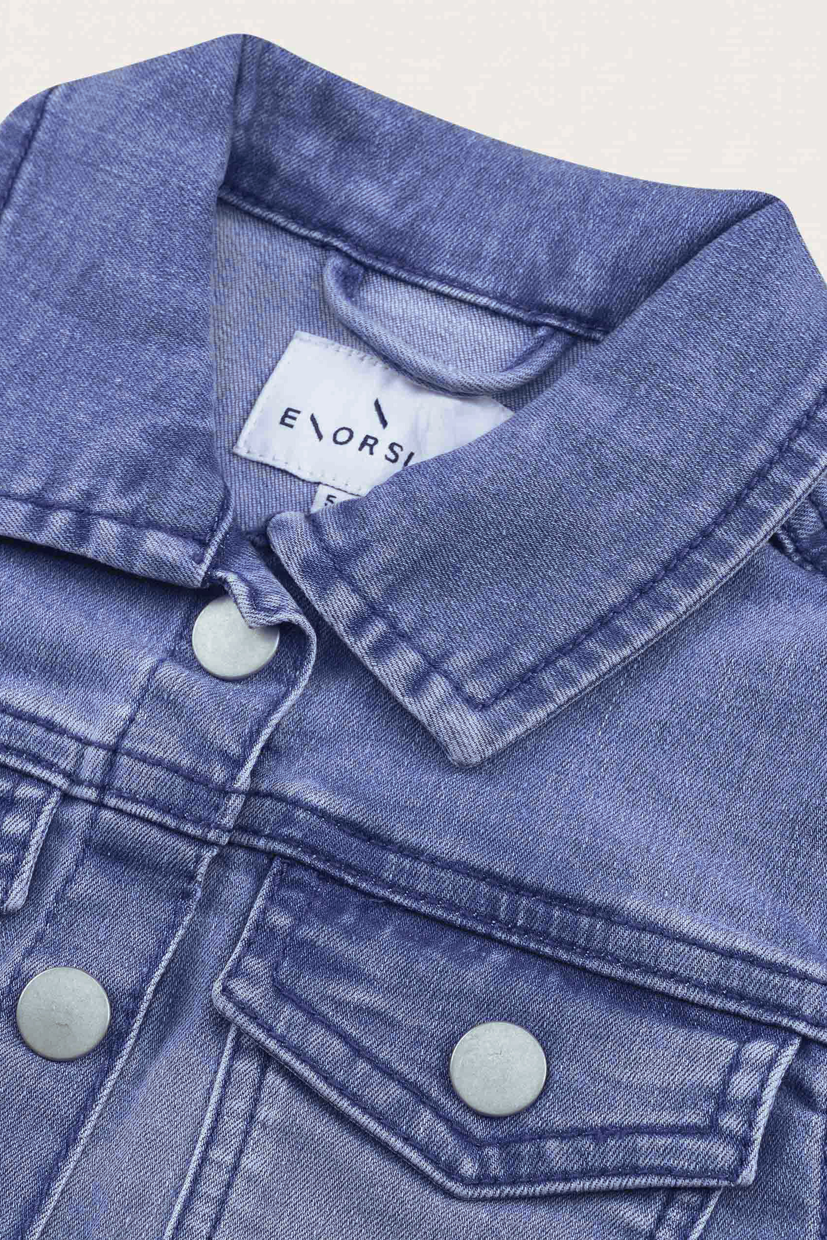 Girls Frill Shoulder Denim Jacket (2/3yrs-8/9yrs)