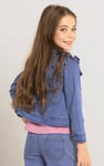 Girls Frill Shoulder Denim Jacket (2/3yrs-8/9yrs)