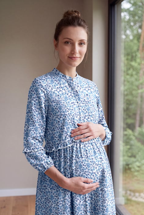 Women’s Floral Print Maternity Mini Dress