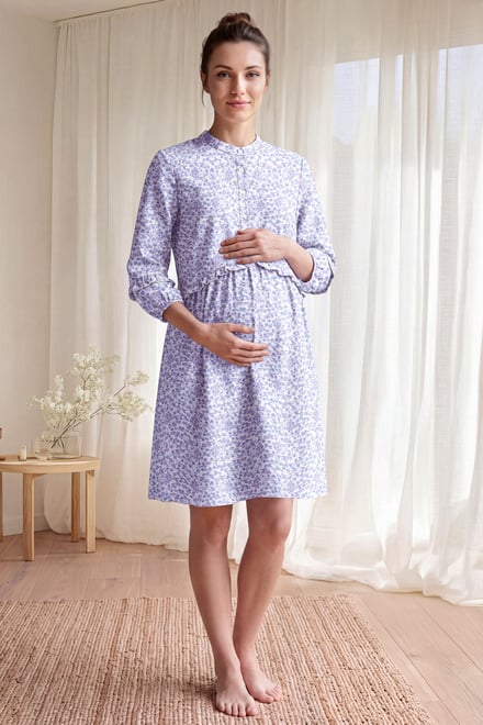 Women’s Floral Print Maternity Mini Dress
