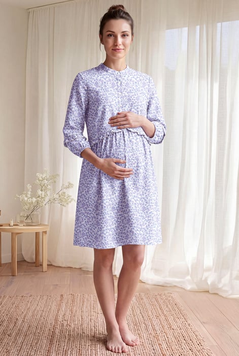 Women’s Floral Print Maternity Mini Dress