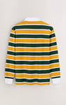 Men's Striped Long Sleeve  Polo Shirt