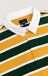 Men's Striped Long Sleeve  Polo Shirt