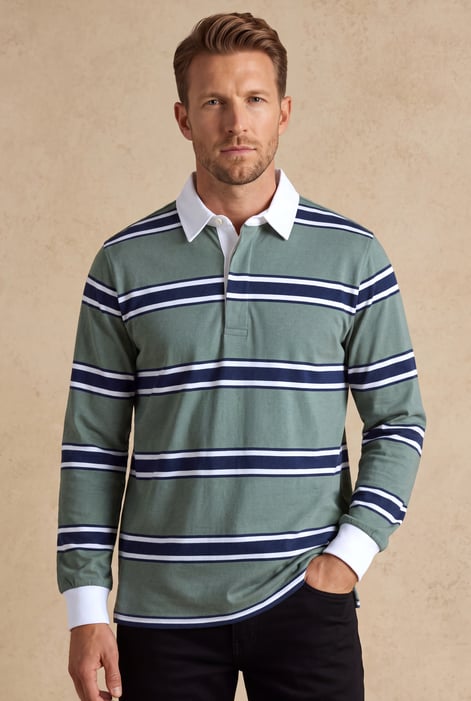 Men's Long Sleeve  Polo Shirt