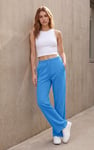 Pin Tuck Jersey Trousers