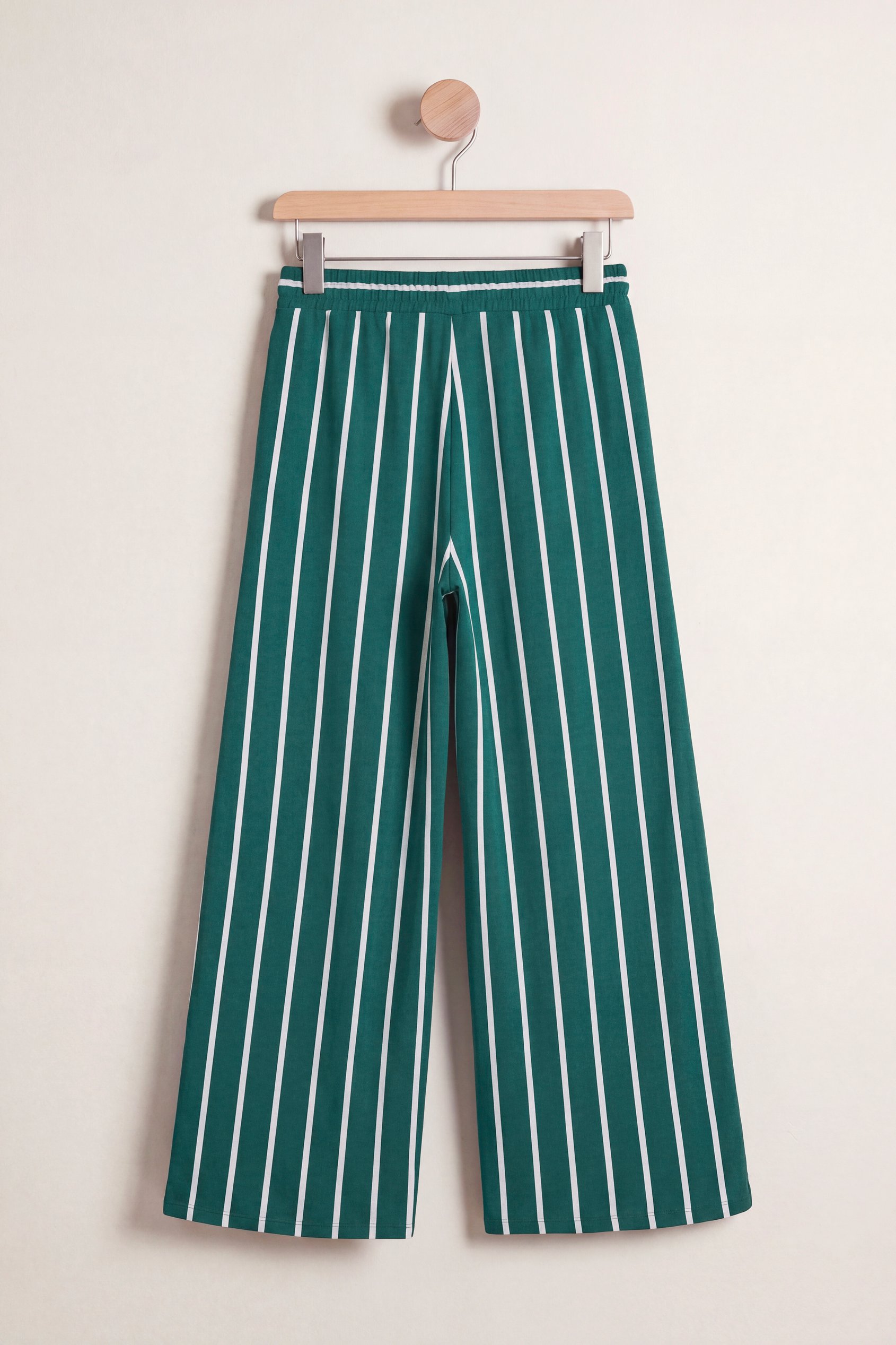 Striped Flare pant with Strappy Top Set