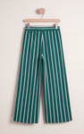 Striped Flare pant with Strappy Top Set