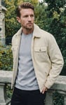 Men's Ecru Neutral  Denim Jacket