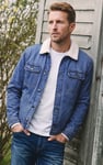 Men's Mid Blue Denim Trucker Jacket