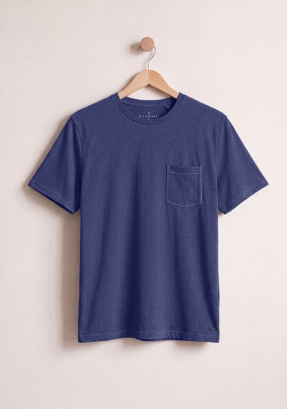 Front Pocket Short Sleeve T-Shirt