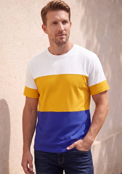 Colour Block T-Shirt