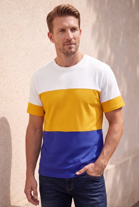 Colour Block T-Shirt