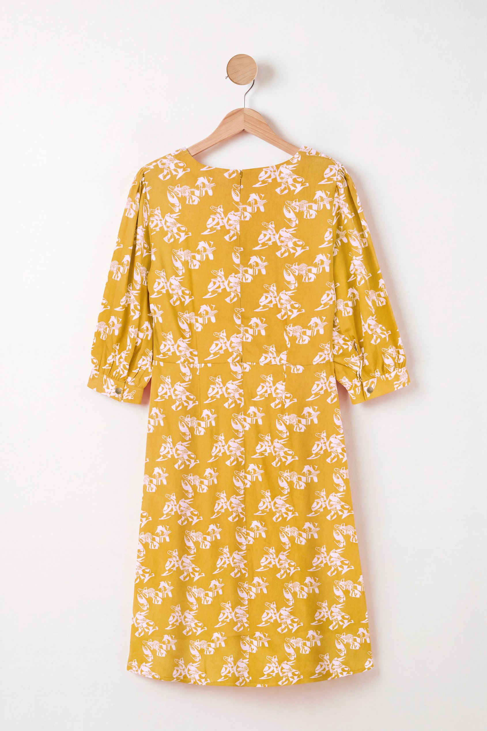 Floral Square Neck Midi Dress