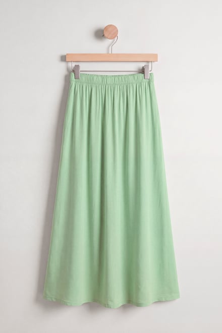 A-Line Front Slit Maxi Skirt