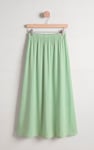 A-Line Front Slit Maxi Skirt