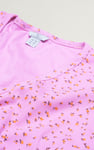 Women's Ditsy Floral Printed Ribbed Nightdress