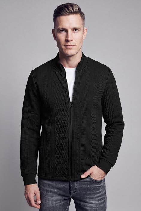 Mens Premium Texture Jersey Jacket