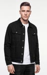 Men's Regular Fit  Black Denim Jacket