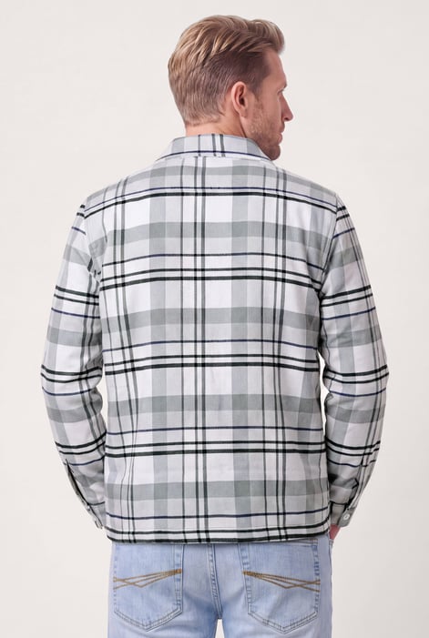 Men's Classic Heritage Plaid Borg Lined Shacket