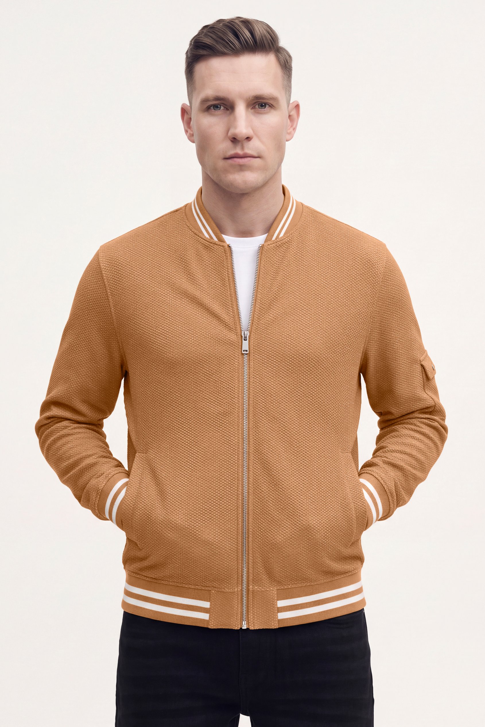 Men's Jersey Waffle Light weight Jacket