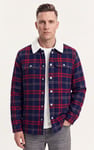 Mens Classic Borg Lined Jacket