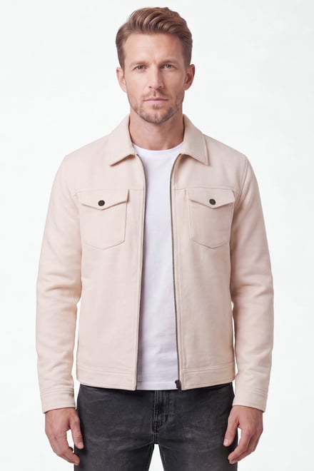 Men's Classic Viscose Blend Soft Lined Shaket
