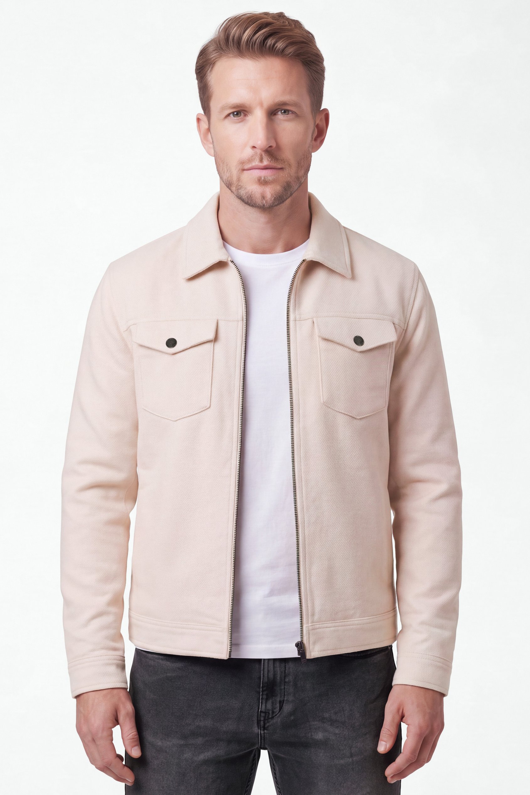 Men's Classic Viscose Blend Soft Lined Shaket