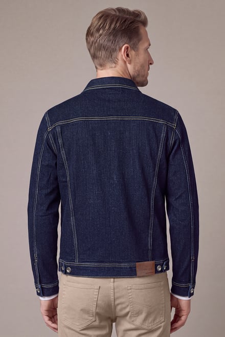 Classic Fit Raw Denim Jacket