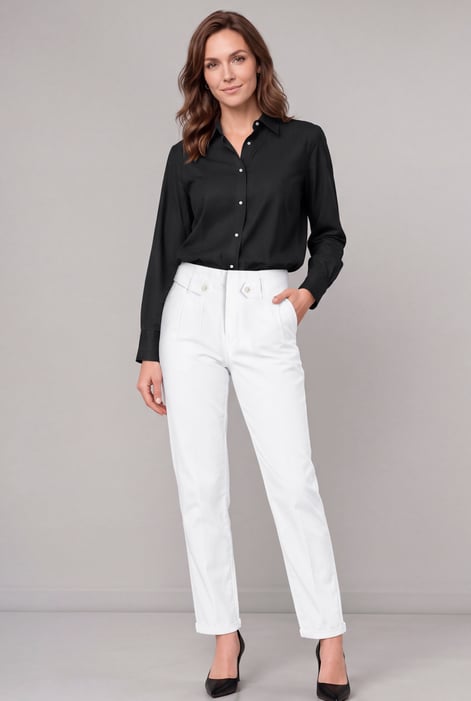 Stretch Tapered Trousers