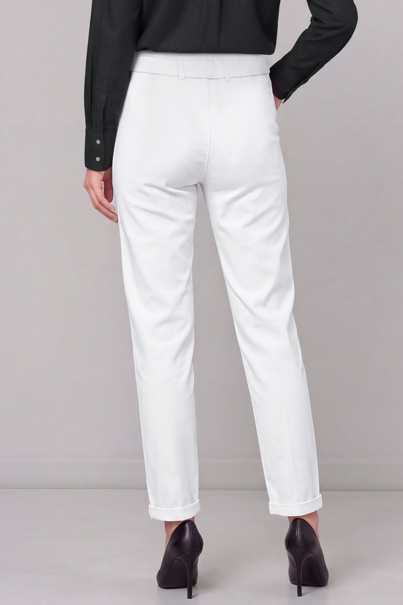 Stretch Tapered Trousers